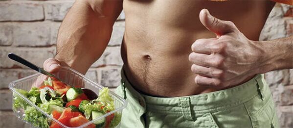 salad rau cho sức mạnh nam giới