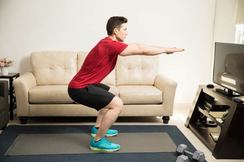 squats để cải thiện hiệu lực