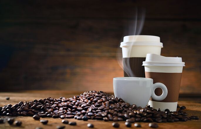 cà phê như một sản phẩm bị cấm trong khi sử dụng vitamin để có hiệu lực